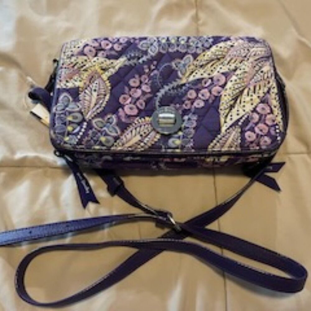 Vera Bradley All in One Crossbody Purple Bag